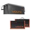 Voltx 12v 300ah Lithium Battery + 200w Solar Panel Foldable