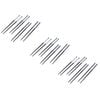 3x 4pc Davis & Waddell Bamboo Chopsticks Set Pairs 22x1cm - Black/White