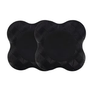 NNEOBA 2PCS Yoga Knee Pads Extra Cushioning Black