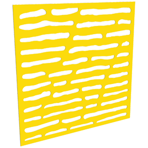 ProtectorAl 300-1200mm x 300-1200mm Light Yellow/Gloss White Slate Unframed Composite Deco Panel