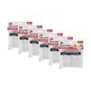 6x 3pc Culinary Kitchen Plastic Spice Bottles W/ Screw-On Lids 9.5cm Clear