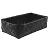 Icon Chef Flat Weave Rectangular Tray Black - Small