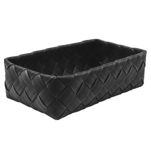 Icon Chef Flat Weave Rectangular Tray Black - Small