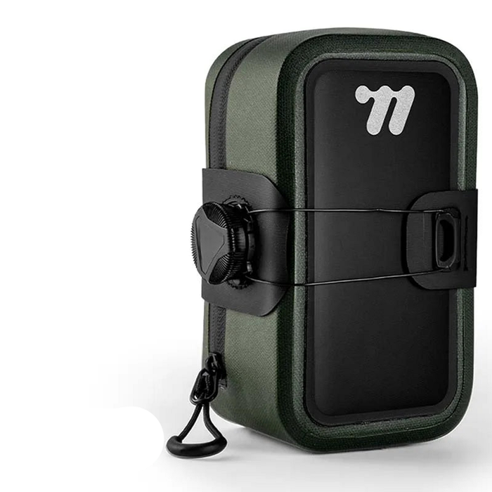 NNEOBA 0.5L Seamless Waterproof Mini Bicycle Saddle Bag 600D TPU Green