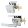 JAVEA SECURITY SET 65MM SATIN CHROME 22310SC