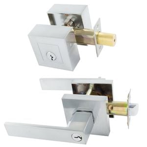 JAVEA SECURITY SET 65MM SATIN CHROME 22310SC