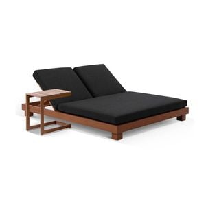 Milano Package B - Outdoor Wicker Modular Chaise Lounge With Coffee Table