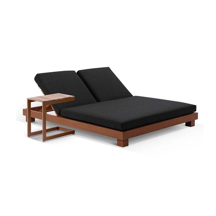 Milano Package B - Outdoor Wicker Modular Chaise Lounge With Coffee Table