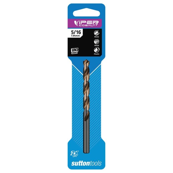 Sutton Tools 5/16" Viper Cobalt Jobber Drill Bit