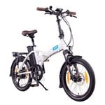 NCM London+ Folding E-Bike, 250W-350W, 36V 19Ah 684Wh Battery [White 20]