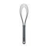 Zyliss Flat Whisk Silicone Kitchen Tool Heat Resistant Up to 240 Degrees Grey