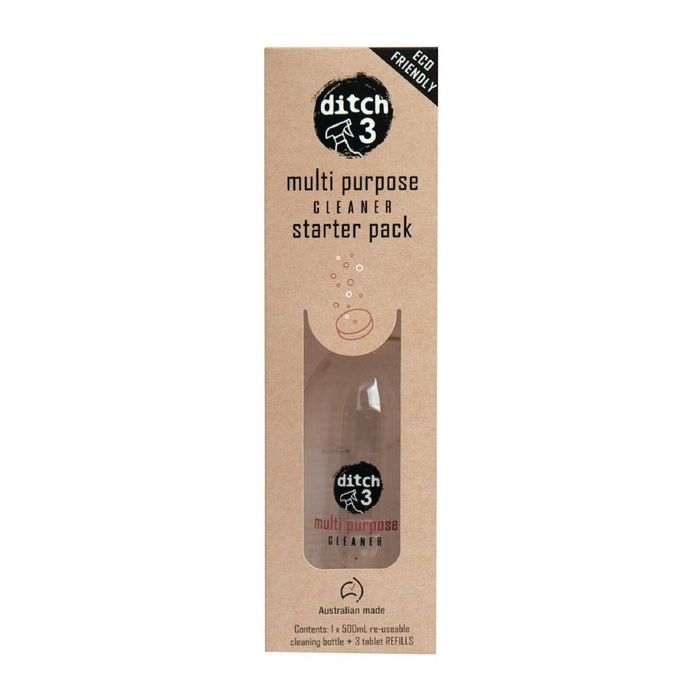 Ditch Multi Purpose Cleaner Starter Pack with Tablet Refill