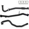 Ignite Exhausts Dump Pipe Back For Nissan Gu Patrol 4.2l Turbo Diesel Wagon 3" / Pipe Only 409 Stainless Steel