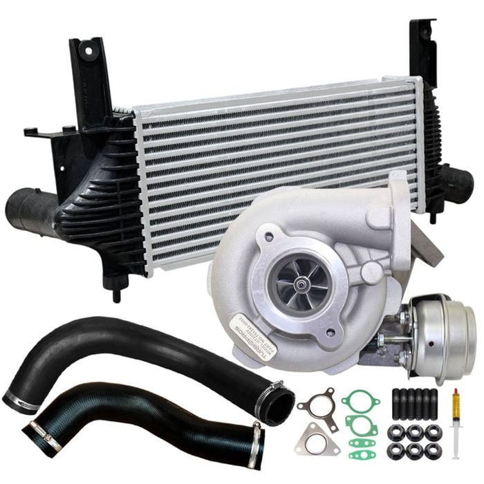 Upgrade Billet Turbo Charger With 62mm Intercooler & Hoses For Nissan Navara D40 Yd25 2.5l 3-bolt
