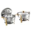 5-Star Chef 5L Chafing Dish Set 2-Pack, Food Warmer Catering Server Buffet