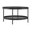 Sally Coffee Table Round 80cm Black