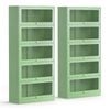 Artiss 2x Buffet Sideboard Cabinet Metal - Elia Green