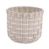 Astin Sinclair 350 x 300mm Ivory Poly Rattan Checked Basket Planter Large