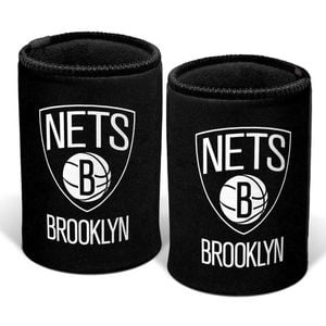 NBA Stubby Can Cooler - Brooklyn Nets - Rubber Base - Single