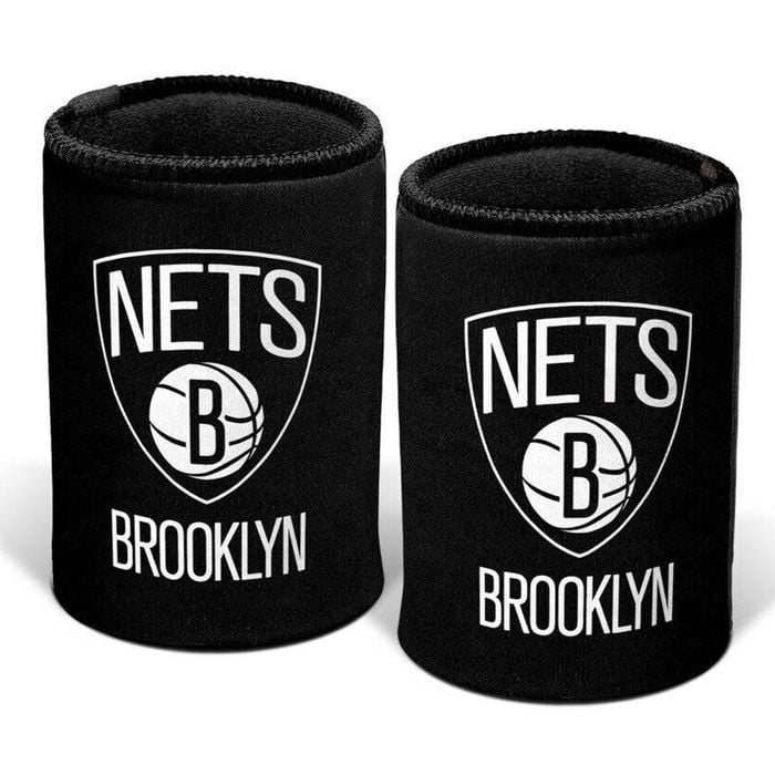 NBA Stubby Can Cooler - Brooklyn Nets - Rubber Base - Single