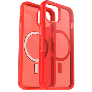 OtterBox Symmetry Series + Clear MagSafe Case For iPhone 13 - Red