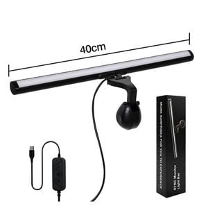 Ufurniture Monitor LED Light Bar w/3 Color Temperatures & 16 Million RGB Backlight Dimmable Computer Gaming Desk Lamp Black