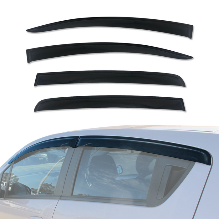 AUSGO Weather Shields for Holden Barina Spark MJ Series Weathershields Window Visors Wind Deflectors