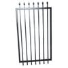 ProtectorAl 975 x 1800mm Black Satin Galvanised Steel Security Gate
