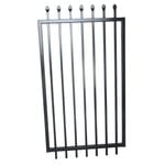 ProtectorAl 975 x 1800mm Black Satin Galvanised Steel Security Gate
