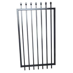 ProtectorAl 975 x 1800mm Black Satin Galvanised Steel Security Gate