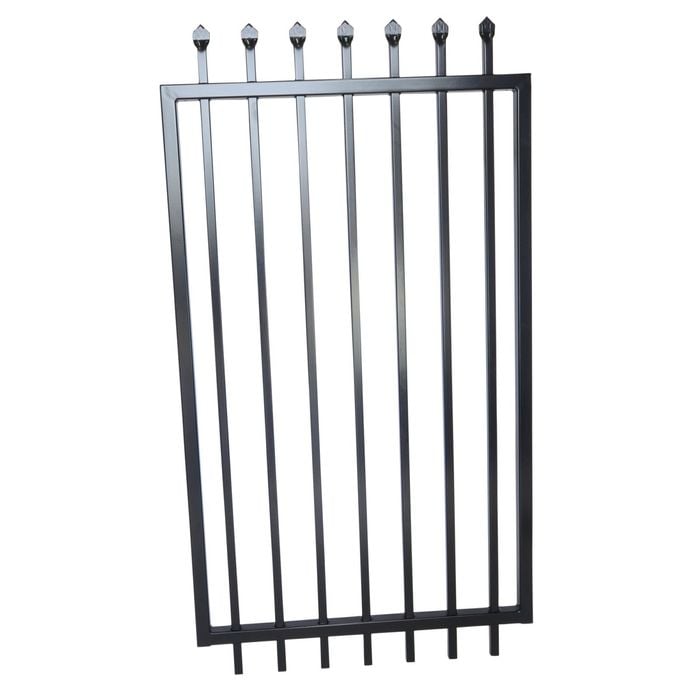 ProtectorAl 975 x 1800mm Black Satin Galvanised Steel Security Gate