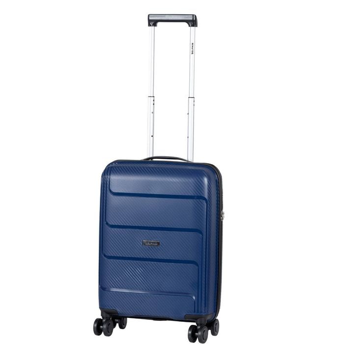 Delphin Verona Hardside Small Cabin 55 cm Spinner Suitcase Blue