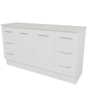 New England Joinery 1500mm King Regal Top Floor Standing Vanity