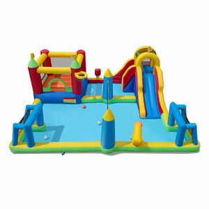 Costway 9IN1 Inflatable Water Slide Bounce House Jumping Castle No Blower