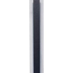 CLA Lighting Banda LED Tri-CCT Rectangular with Frosted Diffuser Wall Light IP65 Black L1000mm