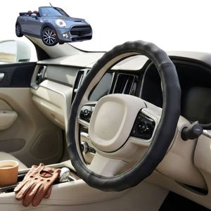 Australian Goose Steering Wheel Cover for MINI Cooper Convertible 2015 - Current (F57) Circle Black