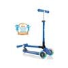 Globber Primo Lights Foldable Kids Scooter Navy Blue 3+