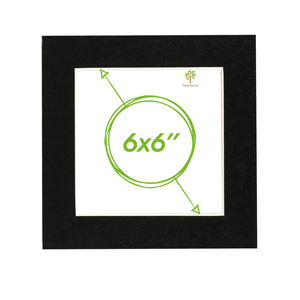 Picture Photo Mount - To Fit Frame Size 6 X 6" For Image Size 4 X 4"