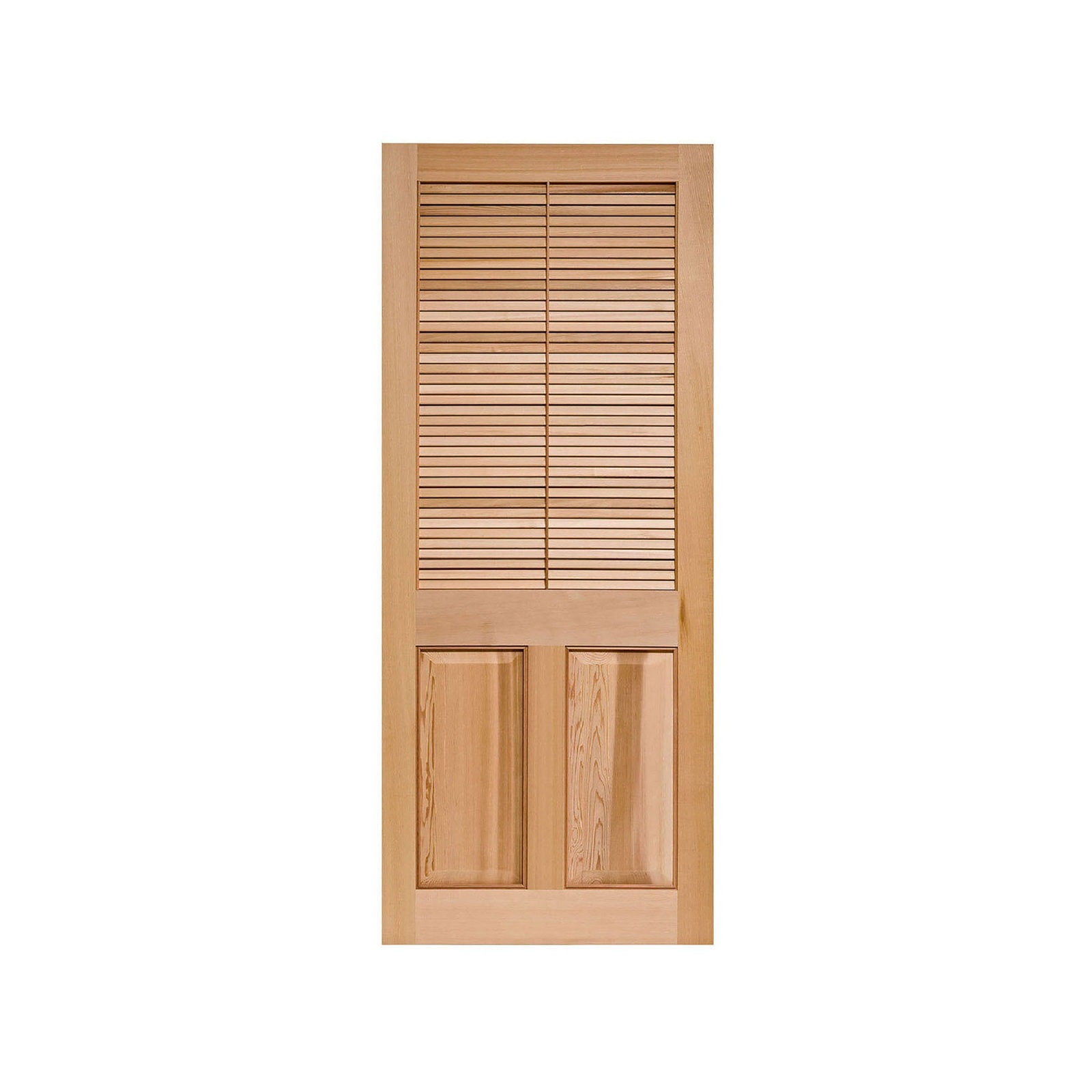 Parkwood 1000 x 1000 x 35mm Pine Louvre Open Stain Door