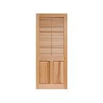 Parkwood 1000 x 1000 x 35mm Pine Louvre Open Stain Door