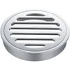 Kinetic 100mm Chrome Plated Round Floor Grate