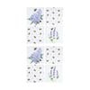 2x 4pc Lvd Decorative Bees & Lavender Ceramic Square Drink Coasters 10x10cm