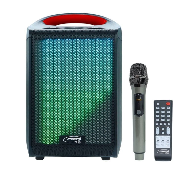 Weconic Portable Bluetooth Karaoke Speaker With Wireless Microphone