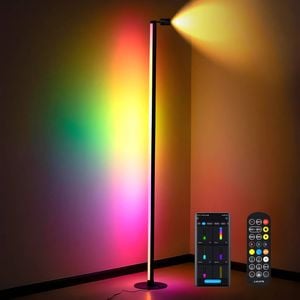 Advwin Smart LED  Floor Lamp 140cm RGB Light Reading Light App & Remote Control