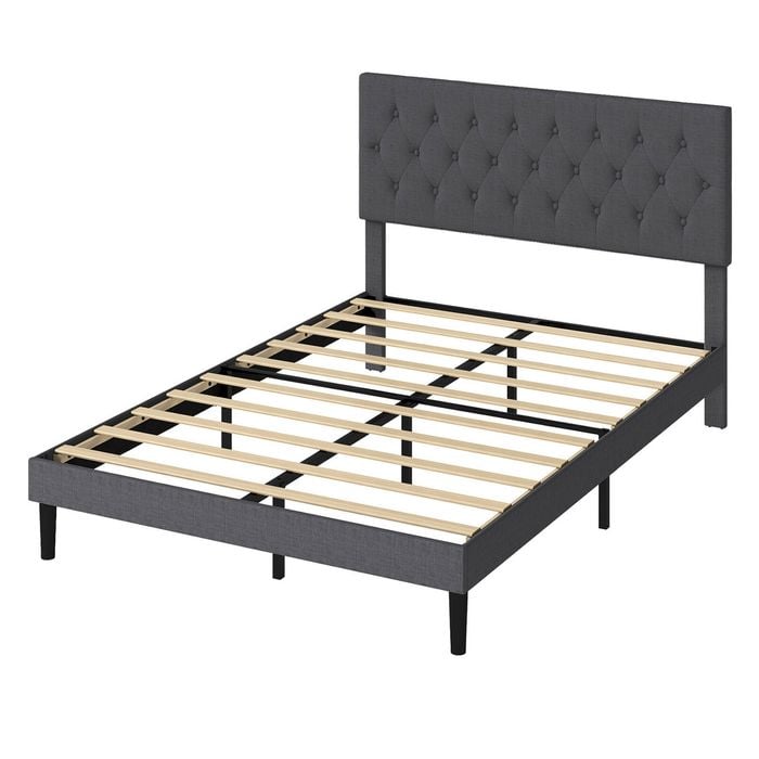 Levede Queen Size Bed Frame Upholstered