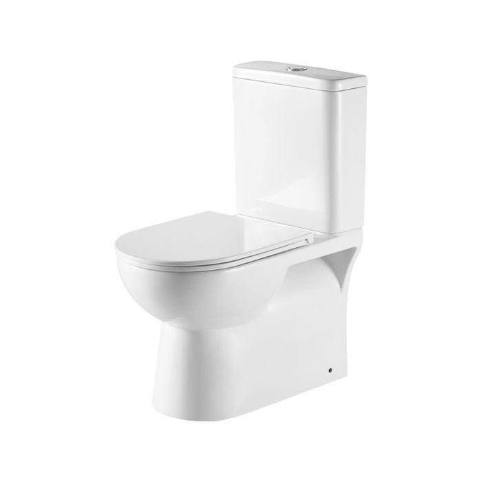 Azzura White Wave Rimless Universal WF Toilet Suite