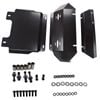 Machter Autoparts 3 Pcs Bash Plate Set Sump Guard Fit For Toyota Hilux N80 SR SR5 2015-2021 Revo Black