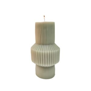 Urban Ripple Abstract 15cm Vanilla Scented Candle Home Fragrance - Smoke