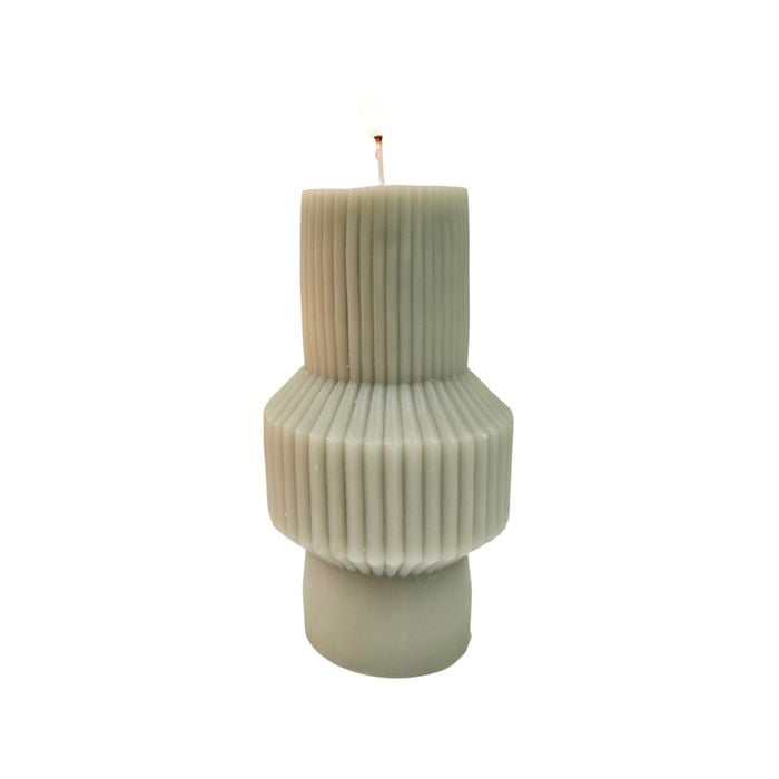 Urban Ripple Abstract 15cm Vanilla Scented Candle Home Fragrance - Smoke