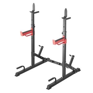 VEVOR Squat Power Rack Black Adjustable Heavy Duty Barbell for Weight Bench Press Stand